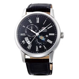 Orient 東方錶 SAK00004B(SUN&amp;MOON系列)新日月相錶機械腕錶/黑面43mm