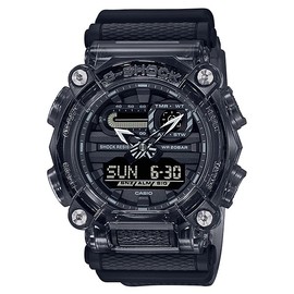 CASIO卡西歐G-SHOCK GA-900SKE-8A 時尚灰透色系指針/數位雙顯腕錶49.5mm