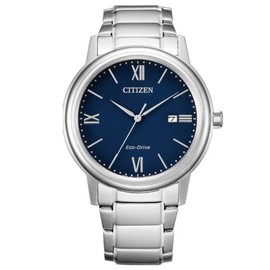 CITIZEN星辰錶 AW1670-82L PAIR系列 簡約時尚光動能腕錶/藍面 41.5mm