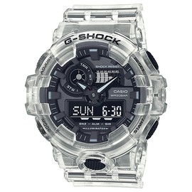 CASIO卡西歐G-SHOCK GA-700SKE-7A 時尚白透系列大錶徑腕錶53.4mm