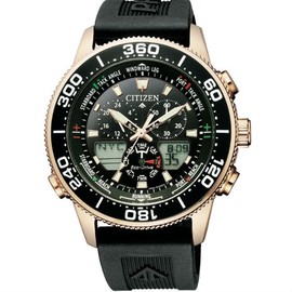 CITIZEN 星辰錶 JR4063-12E PROMASTER 光動能鈦金屬計時腕表 /黑面 44mm
