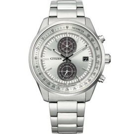CITIZEN 星辰錶 CA7030-97A 光動能碼表計時腕錶/銀 41mm
