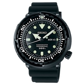 Seiko 精工錶 Prospex 7C46-0AG0D(SBBN035J) 300米潛水錶/黑色面 47.7mm SK037