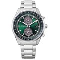citizen 星辰錶 ca 7030 97 w 限量光動能碼表計時腕錶 綠 41 mm