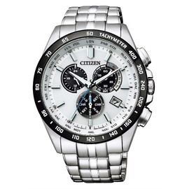 CITIZEN 星辰錶 CB5874-90A Gent's時尚男錶 限量/光動能電波三眼腕錶/ 43mm