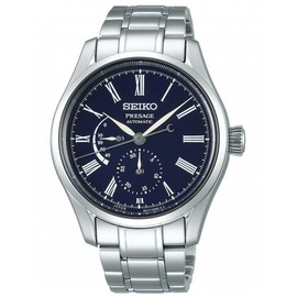 Seiko 精工錶 Presage 6R27-00L0B(SPB091J1) 琺瑯工藝機械腕錶/藍面 41mm SK037