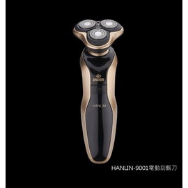 免運 HANLIN-9001 土豪金 智能防夾全身水洗4D-電動刮鬍刀(防水7級) 強強滾