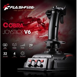 FlashFire 響尾蛇6號 飛行搖桿 飛行遊戲桿 JS3601V v6 電腦pc ps3 ps4 富雷迅