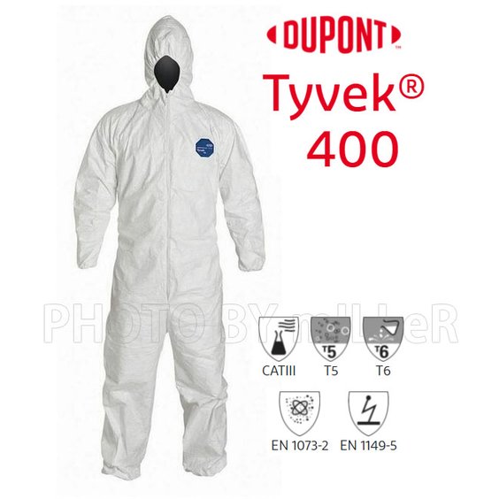 【米勒線上購物】防護衣 Dupont TYVEK 杜邦泰維克D級防護衣 連身一件式 TYVEK 400