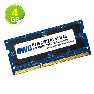 4GB OWC Memory 1333MHz DDR3 SO-DIMM PC10600 204Pin 此款不兼容 iMac11,2