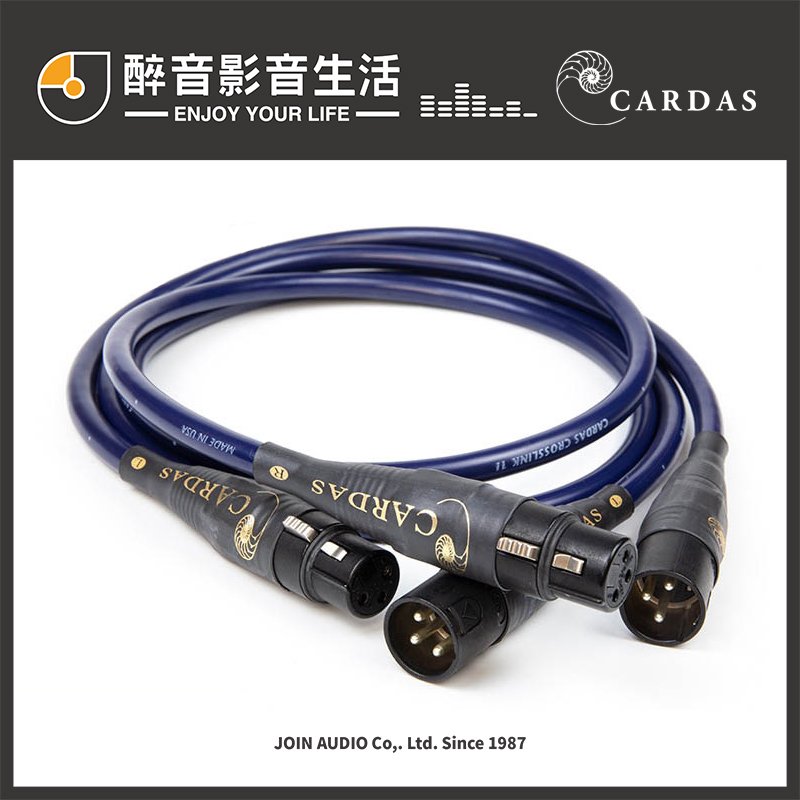 【醉音影音生活】美國 Cardas Crosslink (1.5m) XLR平衡訊號線.台灣公司貨