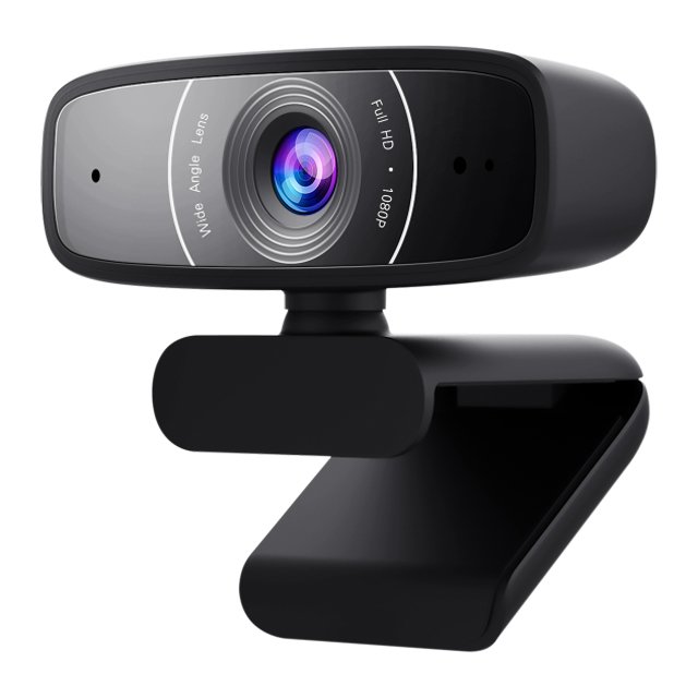 ASUS 華碩 Webcam C3 1080P 廣視角 網路攝影機 CCD 支援360°旋轉/相容於PC、Mac 與 ChromeOS