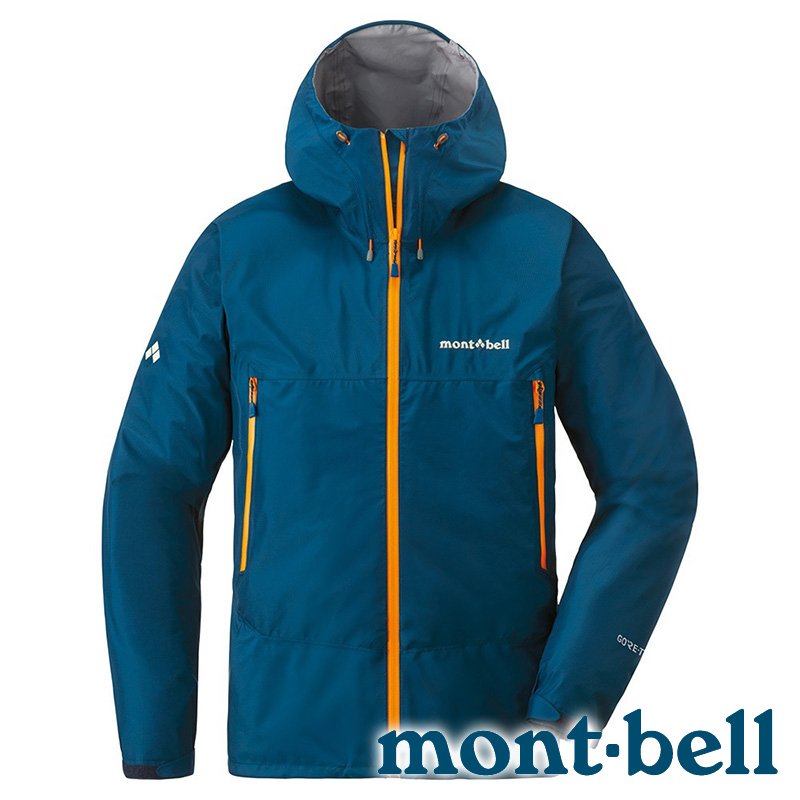 【mont-bell】Rain Dancer 男GORE-TEX單件式外套『SLBL 石灰藍』1128618 登山 露營 健行 禦寒 防潑水 GORE-TEX