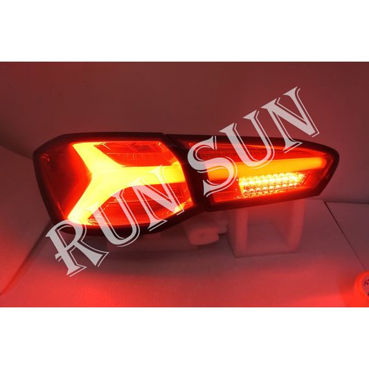●○RUN SUN 車燈,車材○● 全新 福特 2019 2020 2021 FOCUS MK4 LED光柱 類小牛款 晶鑽紅白 尾燈
