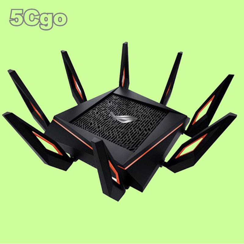 5Cgo【權宇】華碩ROG Rapture GT-AX11000三頻WiFi 6 802.11ax 10G電競無線路由器