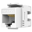 TPLINK單口面板雙口面板86型工程級電腦光纖寬帶網線網絡牆壁插座五類模配線架理線架六類模塊_2