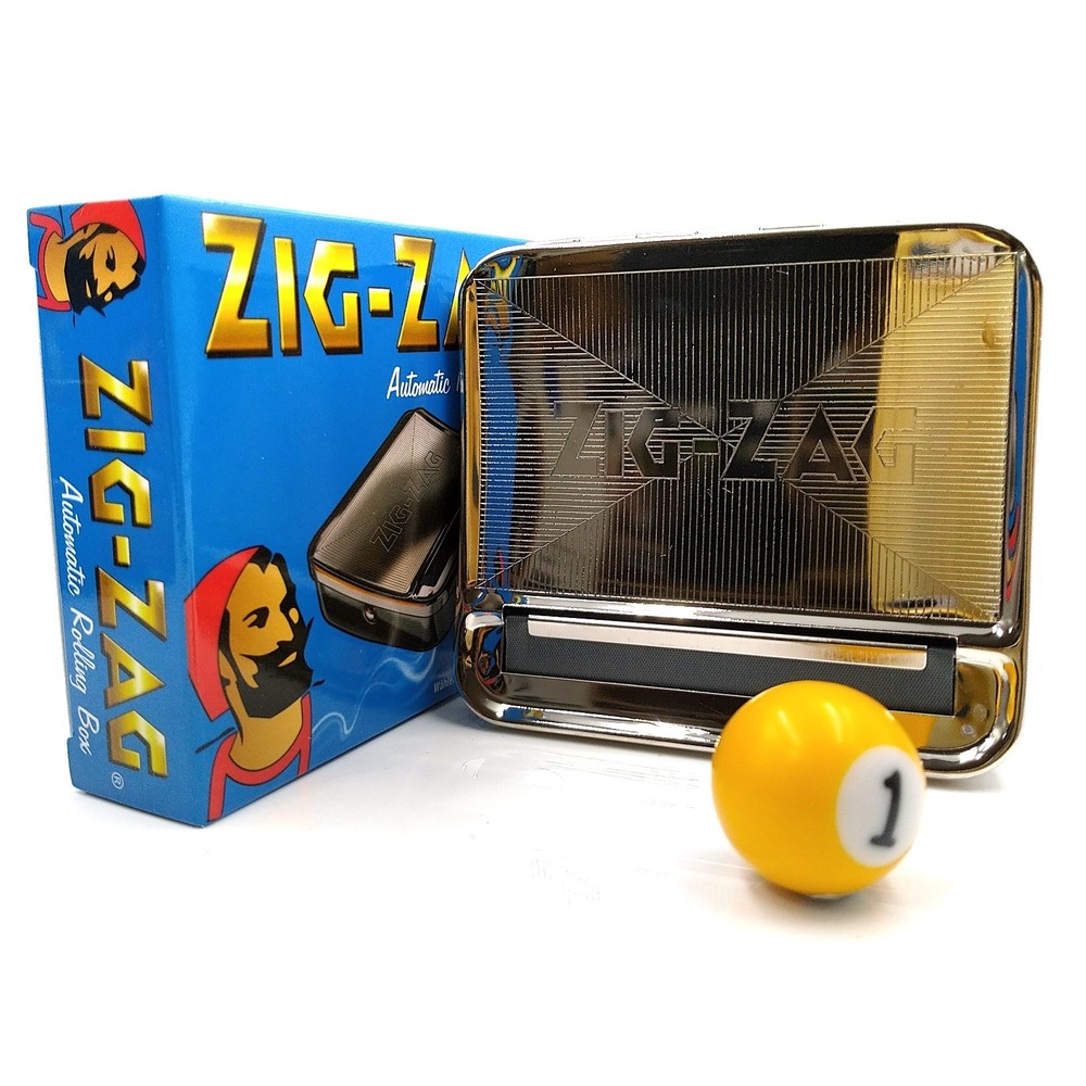 ZIG-ZAG正品附發票 法國進口 70MM金屬半自動捲煙器 (6MM、8MM可調式) ？球球玉米斗？