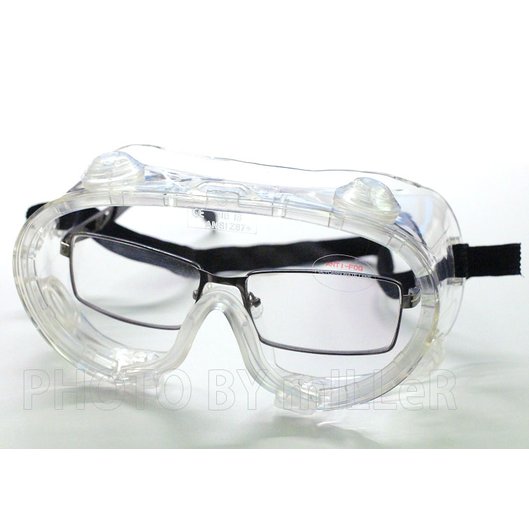 【米勒線上購物】護目鏡 502 安全護目鏡 強化防霧片 可和近視眼鏡同時配戴 CE166 ANSI Z87+