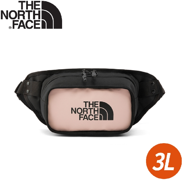 【The North Face EXPLORE HIP PACK 3L腰包《粉紅》】3KZX/腰包/側背包/鞋背包/小包