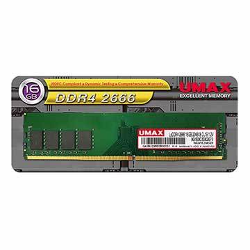 UMAX 桌上型記憶體 DDR4 2666 16GB 2048X8