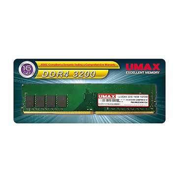 UMAX 桌上型記憶體 DDR4 3200 16GB 1024X8 ( DDR4 3200 16GB 1024*8 )