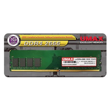 UMAX 桌上型記憶體 DDR4 2666 16GB 1024*8 1.2V ( DDR4 2666 16GB 1024*8 )