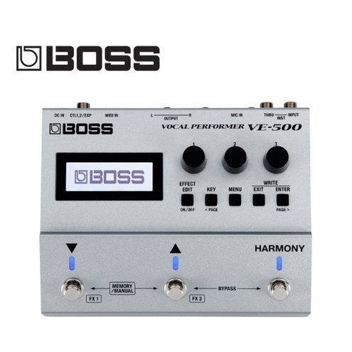 亞洲樂器 Roland BOSS VE-500 VE500 人聲/吉他效果器、街頭藝人適用、薩克斯風管樂也適用、VE8