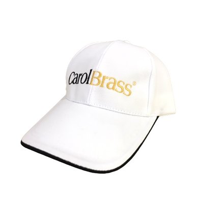 CarolBrass棒球帽(白)