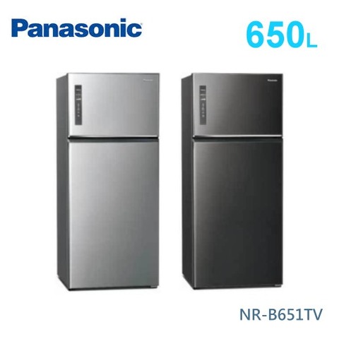 【佳麗寶】-留言加碼折扣(Panasonic國際牌)650公升雙門冰箱 NR-B651TV