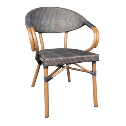╭☆雪之屋☆╯Star chair 星巴克椅(特斯林纖維網布椅面 / 鋁製)(單張椅子不含桌)/戶外休閒桌椅