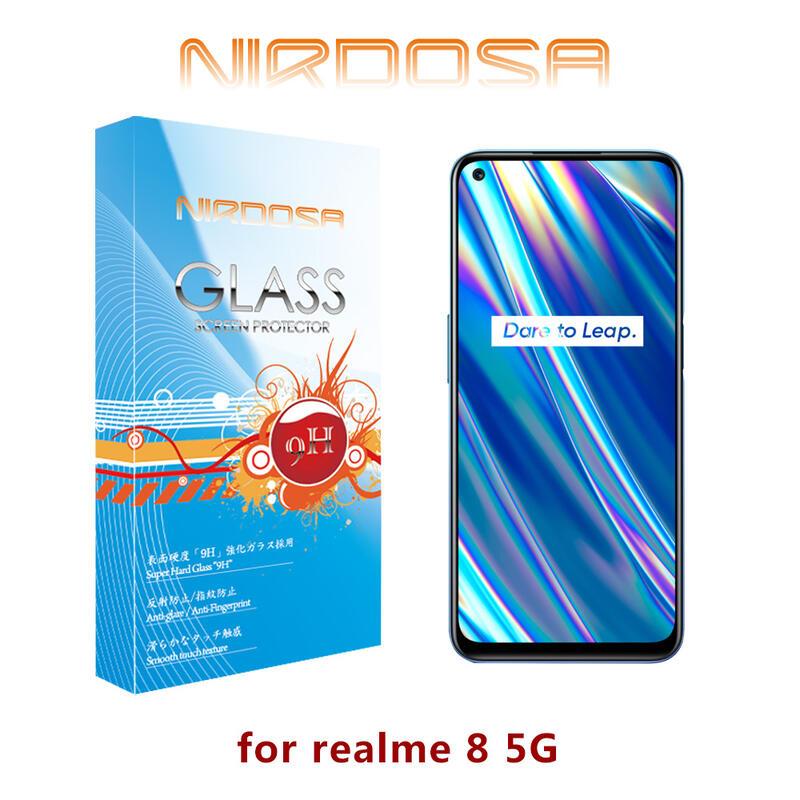 【愛瘋潮】NIRDOSA realme 8 5G 9H 鋼化玻璃 螢幕保護貼 疏水疏油 防刮 防爆