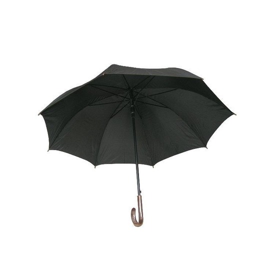 【黑傘】黑色雨傘 27英吋自動直傘-500萬超大傘面【同同大賣場】(晴雨傘)