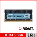 錸德RIDATA 16GB DDR4 2666/SO-DIMM 筆記型電腦記憶體