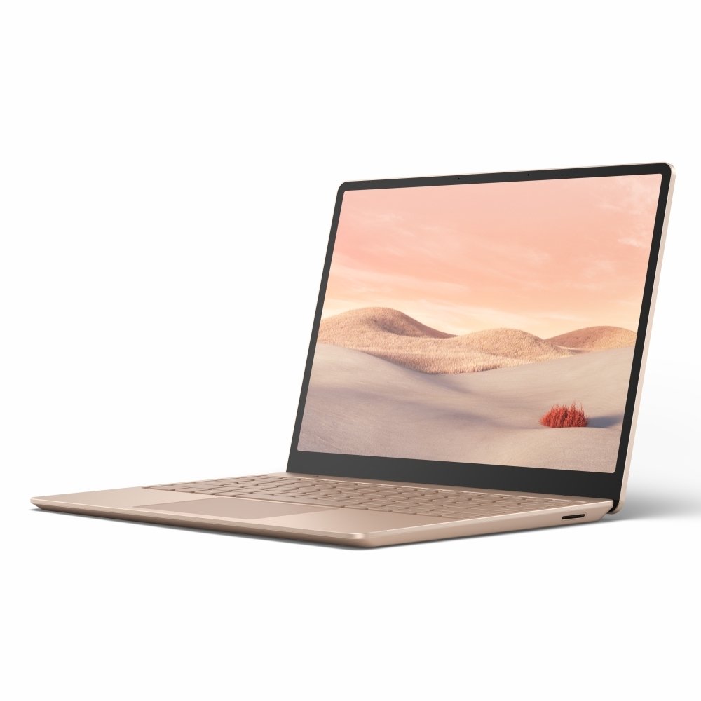 【Microsoft 微軟】Surface Laptop Go 12.4吋 輕薄觸控筆電-砂岩金(i5-1035G1/8G/256G/W10S)