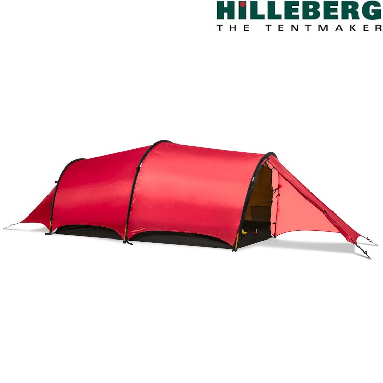 Hilleberg Helags 3 黃標 輕量三人帳篷/三季帳/隧道帳 018612 紅色