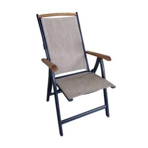 ╭☆雪之屋☆╯柚木鋁製椅/戶外休閒桌椅0-47