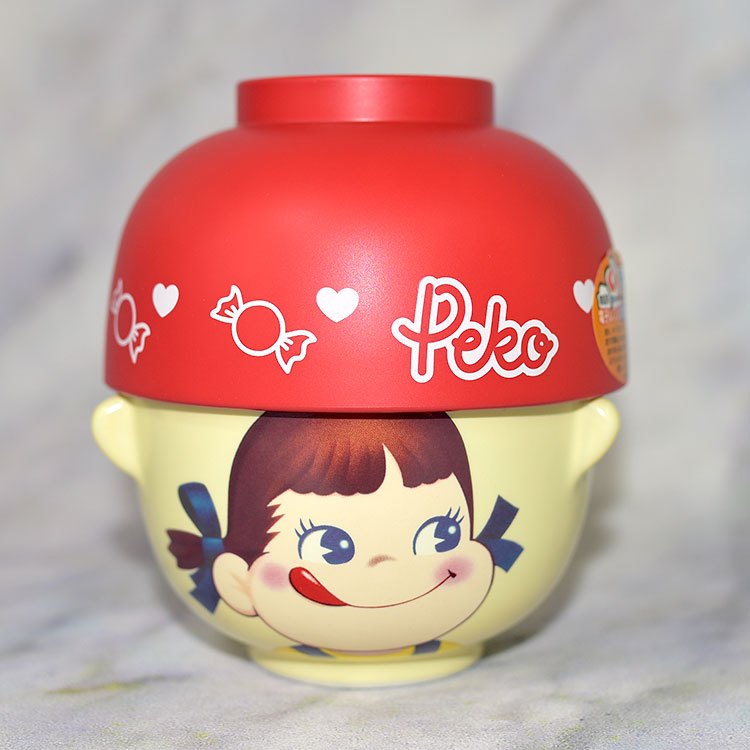 Peko 不二家 汁碗 茶碗 蓋碗 日本製正版 附盒