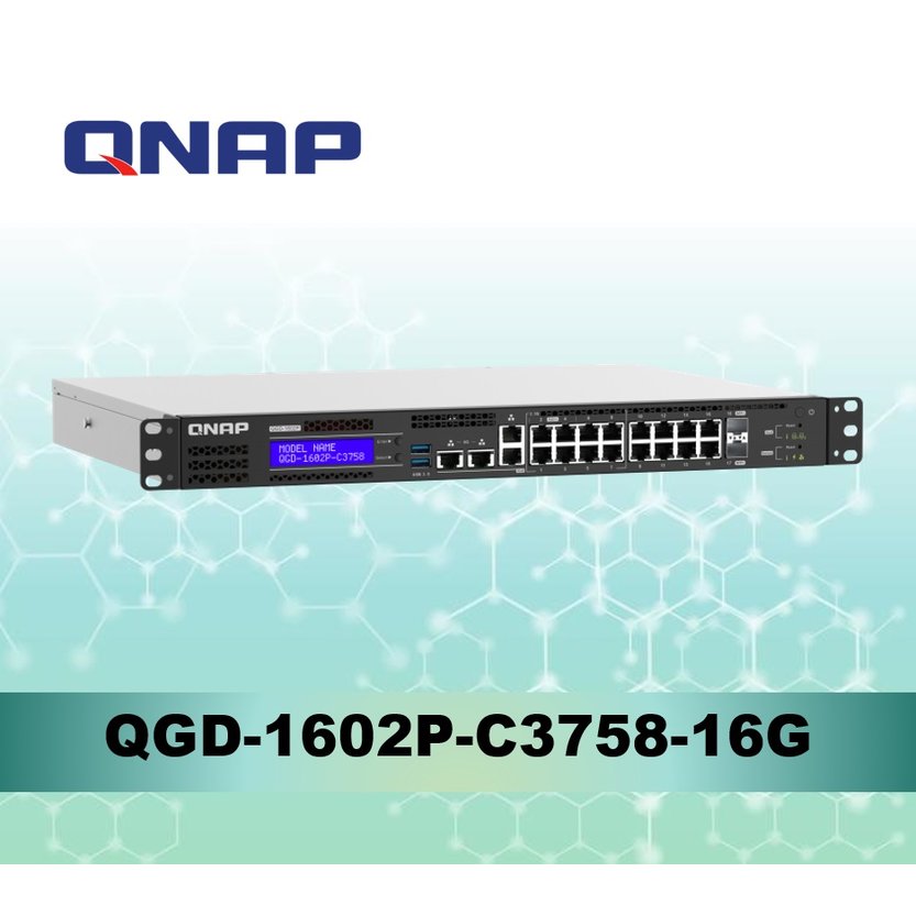 QNAP QGD-1602P-C3758-16GB交換器