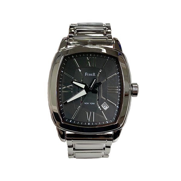 【FIBER】法柏簡約紳士時尚羅馬機械腕錶-質感銀/FB8010-07-2S/台灣總代理公司貨享一年保固