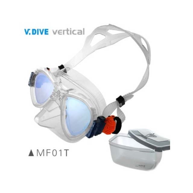 台灣潛水---【V.DIVE威帶夫】F01 低容積自由潛水專業潛水面鏡(不含呼吸管)鏡面款