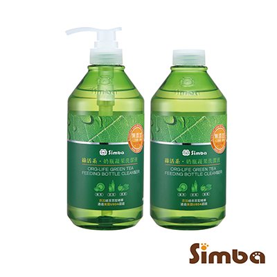 Simba小獅王辛巴奶瓶蔬果洗潔液800ml組合包(一組2入)(S2242) 379元