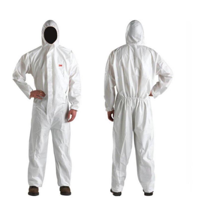 【GC142】3M防護衣4515白色帶帽連體 防護服 實驗室防塵服 防護衣服 一次性工作服 隔離衣