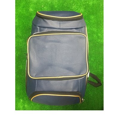 新莊新太陽 台灣製 多功能 棒壘 裝備袋 後背包 黑/藍色 特1800