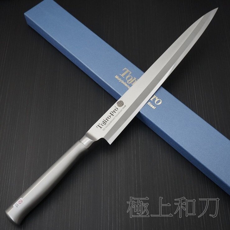 日本進口菜刀 藤次郎 TOJIRO PRO SD鉬釩鋼不鏽鋼 柳刃 270mm 生魚片刀 F-623