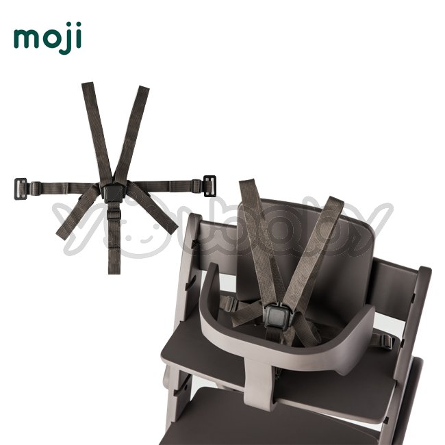 德國 Moji Yippy Cozy 成長型原木高腳椅專用安全帶 /餐椅配件