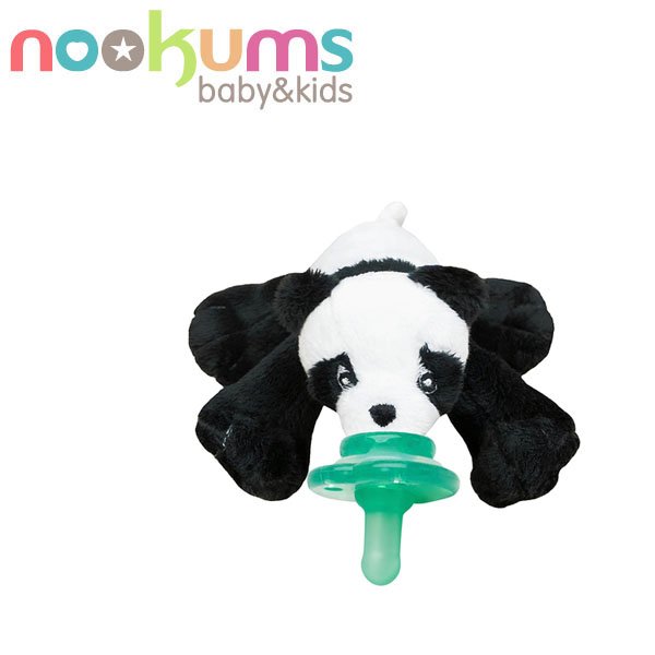 nookums 寶寶可愛造型安撫奶嘴/玩偶-熊貓寶寶