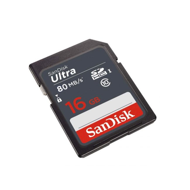 SANDISK 16G Ultra SD Class10 UHS-I (SD-SDU-NS-16G) 速度 80MB /s 記憶卡