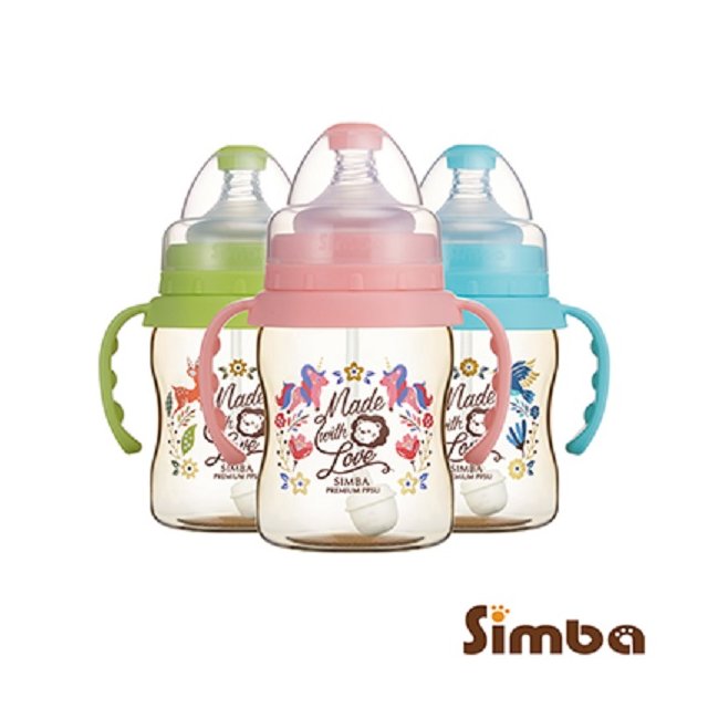小獅王辛巴 Simba 桃樂絲PPSU自動把手寬口葫蘆小奶瓶(200ml)-3款可選
