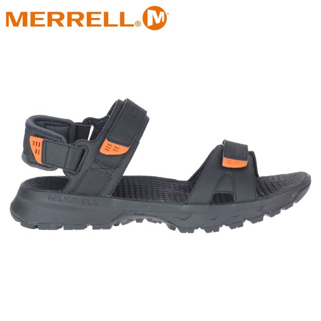 【MERRELL 美國 男 CEDRUS CONVERT 3 健行涼鞋《黑/橘》】ML036173/休閒涼鞋/健行涼鞋