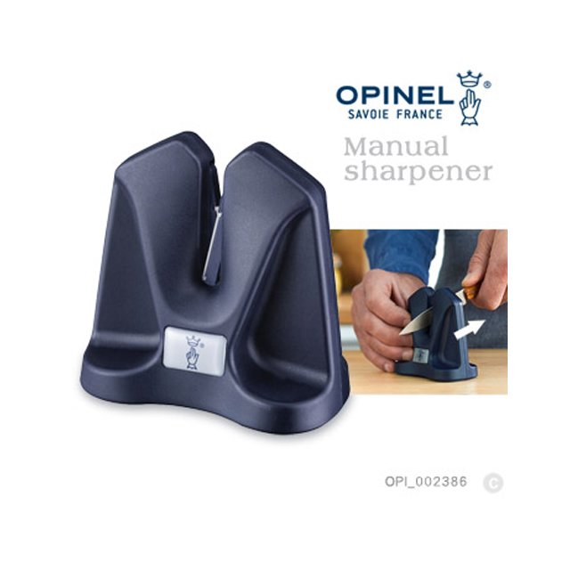 《綠野山房》OPINEL Manual sharpener 手動磨刀器 深藍 OPI 002386